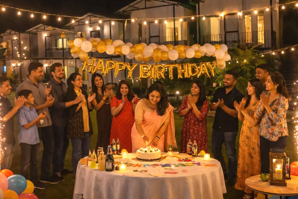 Birthday celebration in Rishikesh